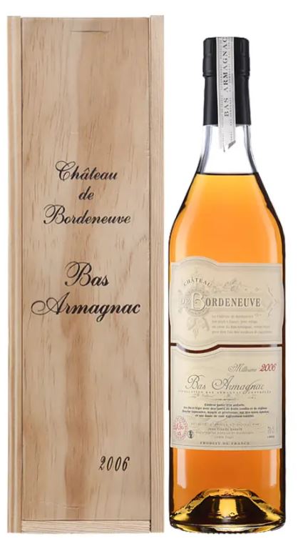 Armagnac - Chateau de Bordeneuve - 2006 - France - La cave d'Emelyne
