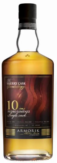 Whisky - Armorik 10 ans The Sherry cask Quadrilogy Pedro Ximenez - Single Malt Whisky - France - La cave d'Emelyne