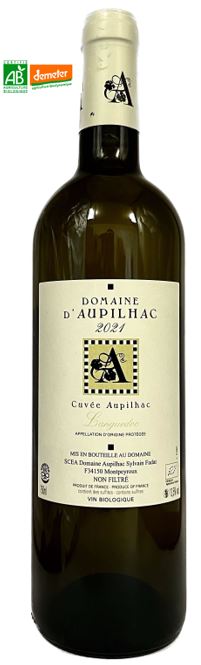 Vin blanc - Aupilhac blanc - Domaine Aupilhac - Languedoc - La Cave d'Emelyne