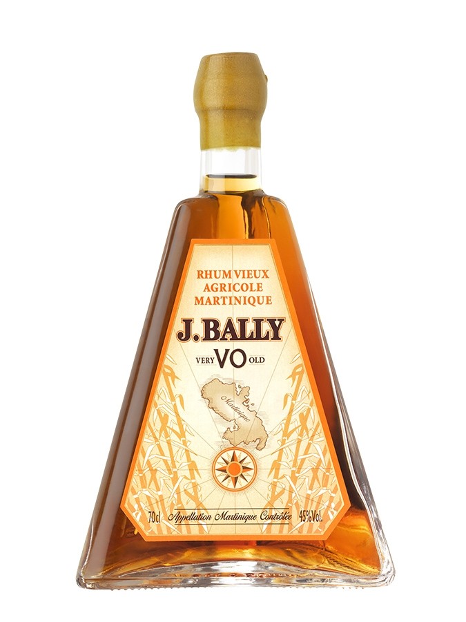 Rhum - BALLY VO Bouteille Pyramide - Rhum Agricole - Martinique - La Cave d'Emelyne