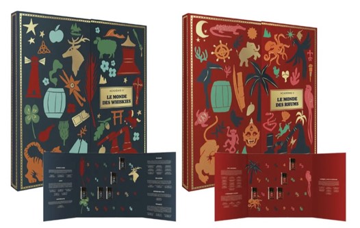 Calendrier de l'avent rhums & whiskies - La cave d'Emelyne