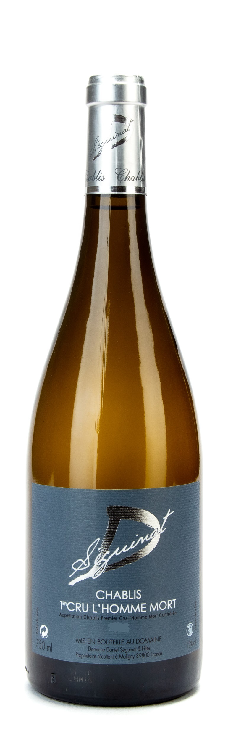 Vi blanc - Chablis 1er Cru l'Homme Mort - Domaine Séguinot & filles - Bourgogne - La Cave d'Emelyne