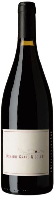 Vin Rouge - Appellation Côtes du Rhône Controlée - Côtes du Rhône - Domaine Grand Nicolet - La Cave d'Emelyne