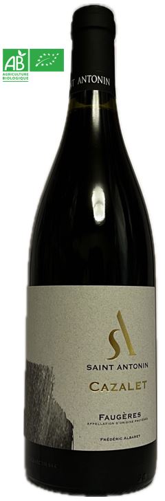 Vin Rouge - Cazalet - Faugeres - domaine Saint Antonin - Languedoc - La cave d'Emelyne