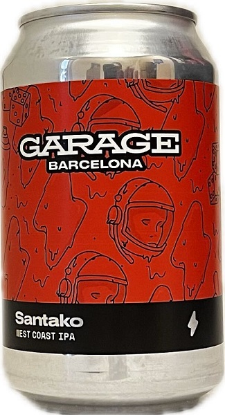 Biere - Garage Beer Co- Santako West Coast IPA - Espagne - La Cave d'Emelyne