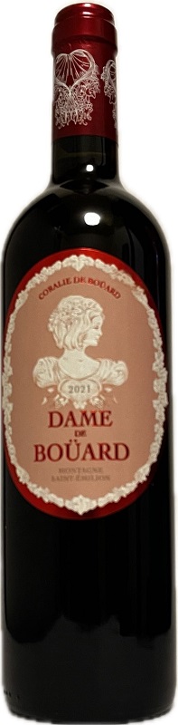 Vin Rouge - La Dame de Bouard - Montagne Saint Emilion - Bordeaux - La Cave d'Emelyne