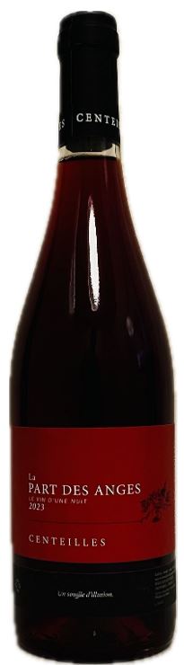 Vin Rouge - IGP Côtes du Brian - La Part des Anges - CLos Centeilles - Languedoc - La Cave d'Emelyne