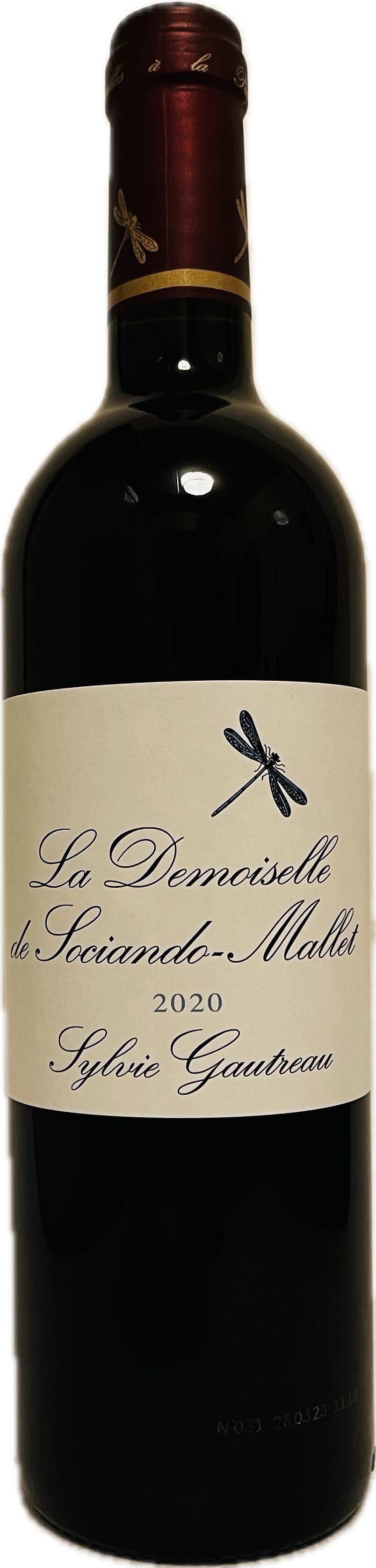 Vin Rouge - La Demoiselle de Sociando Mallet - Haut Medoc - Bordeaux - La Cave d'emelyne