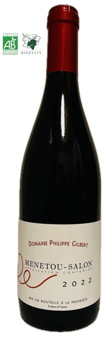 Vin rouge - Menetou Salon - Domaine Philippe Gilbert - Loire - La Cave d'Emelyne