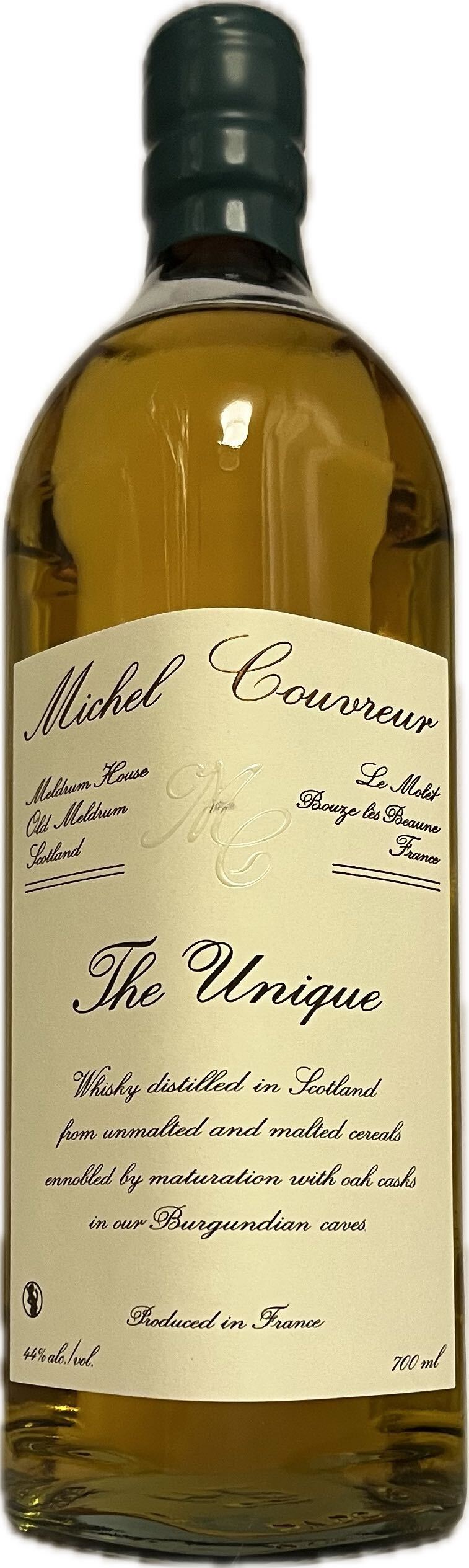whisky - The unique - Michel Couvreur - Blended whisky - France - La cave d'Emelyne