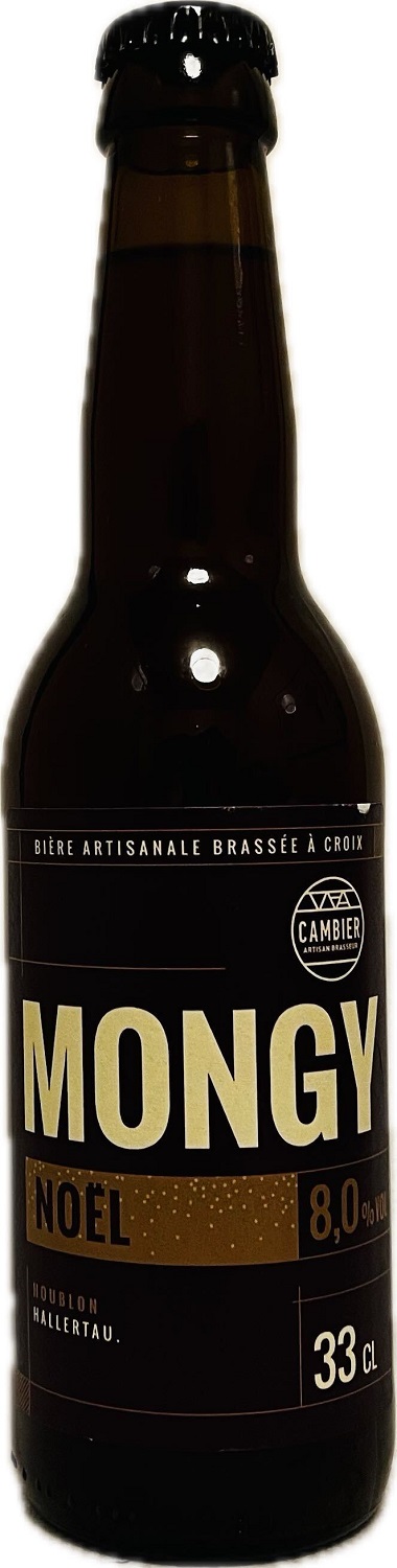 Biere - Mongy Biere de  Noel - Brasserie Cambier - France