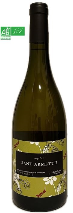 Vin blanc - Myrtus blanc - IGP Ile de Beauté - Domaine Sant Armettu - Corse - La cave d'Emelyne