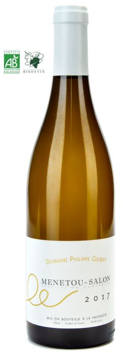 Vin blanc - Ménetou Salon blanc - Domaine Philippe Gilbert - Loire - La Cave d'Emelyne