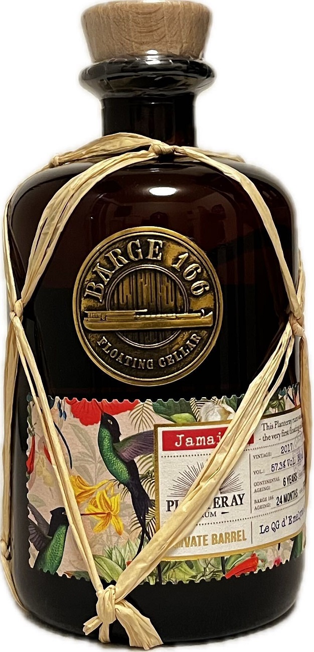 Rhum - Planteray Rum Private Cask - Long Pond 2017 Barge 166 - Jamaique - La cave d'Emelyne