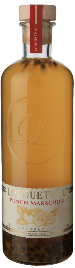 Rhum Arrangé - Punch Maracudja - Longueteau - Guadeloupe - La Cave d'Emelyne