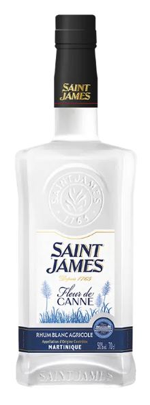 Rhum - Saint James - Rhum Blanc Fleur de Canne - Martinique - La cave d'Emelyne