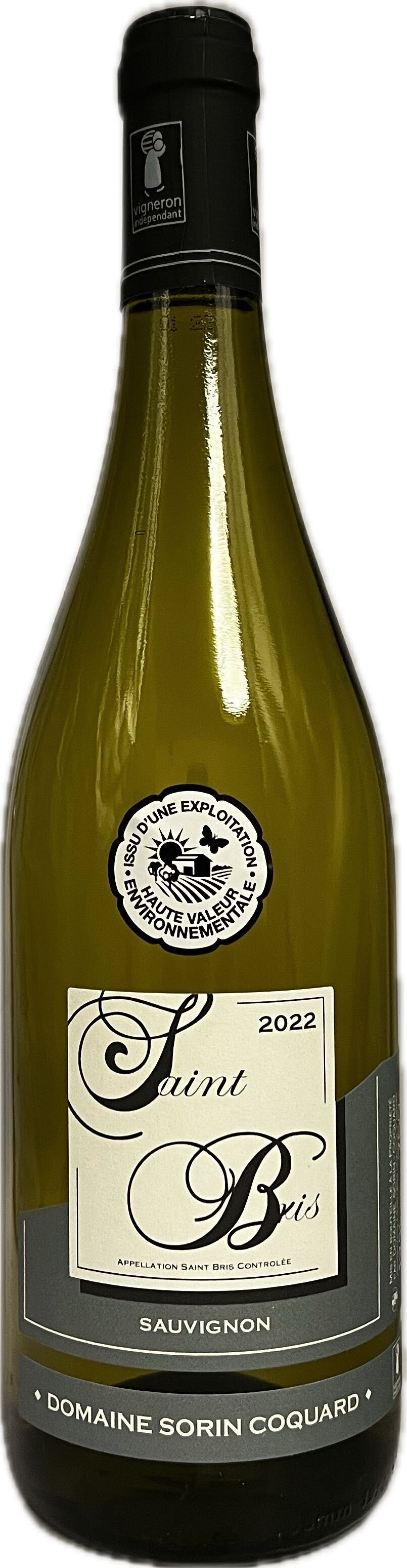 Vin Blanc - Saint Bris - Domaine Sorin  Coquard - Bourgogne - La Cave d'emelyne