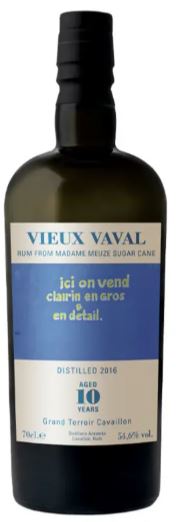 Rhum - Vieux Vaval 10 ans 2016 Small batch ex-Caroni cask - Haiti - La Cave d'Emelyne